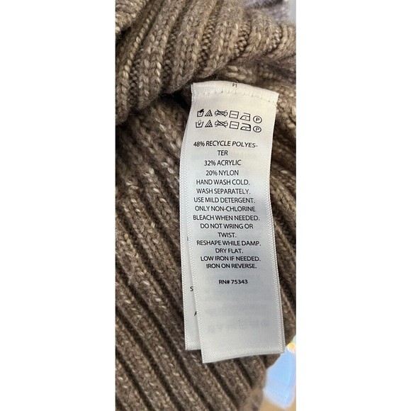 Cupcakes And Cashmere Brown Knit Sweater Dress Size XS - Picture 6 of 8